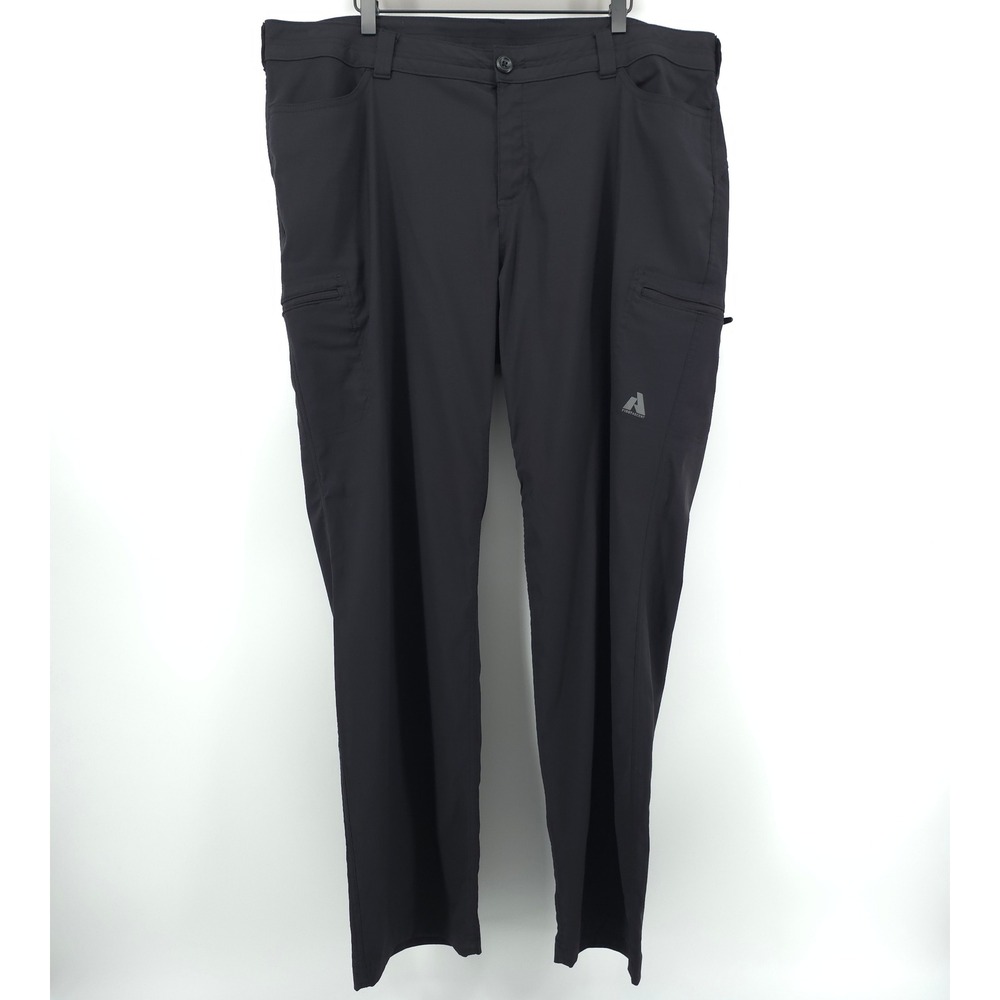 Eddie‎ Bauer Women Pants First Ascent 20W Black Hiking Cargo Gorpcore